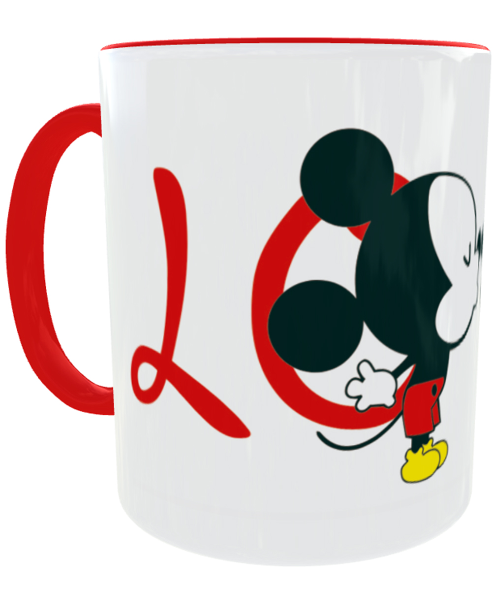 Mickey y Minnie Mouse Con Rojo - Imagen 2