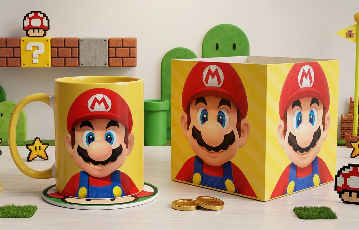 Mario Bros Fondo amarillo - Imagen 4